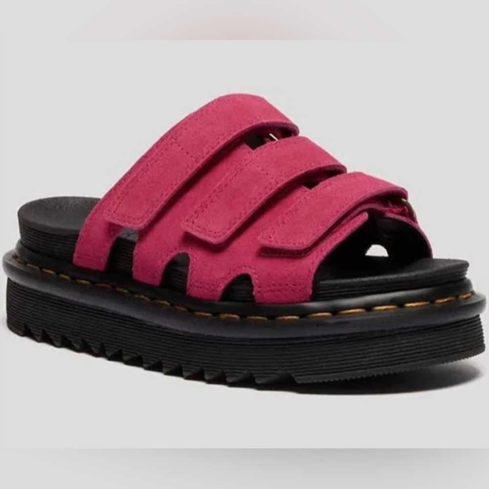 NWT Dr. Martens Raine Sandal, Fuschia